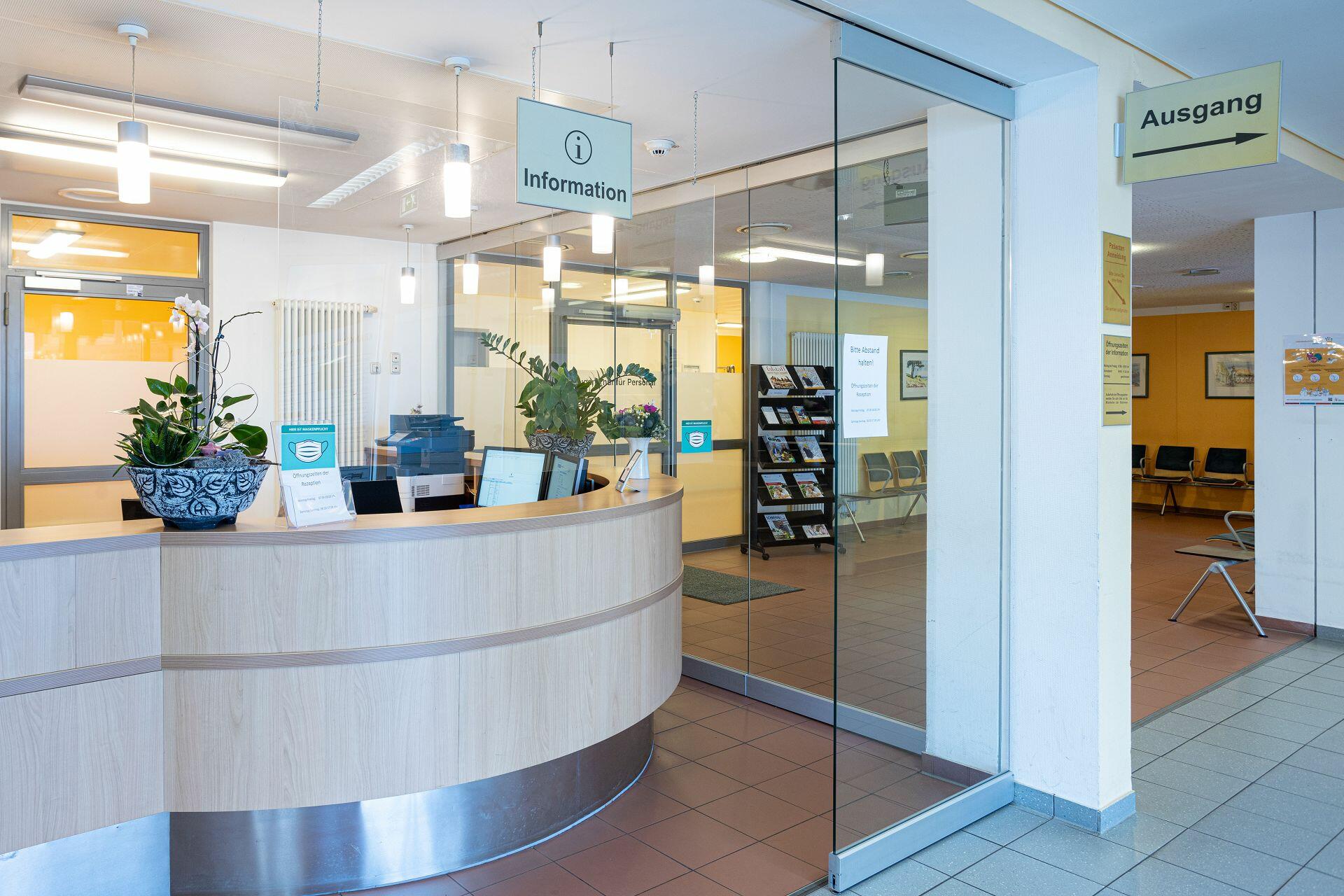 Aufnahme im Krankenhaus am Crivitzer See / Krankenhaus am Crivitzer See